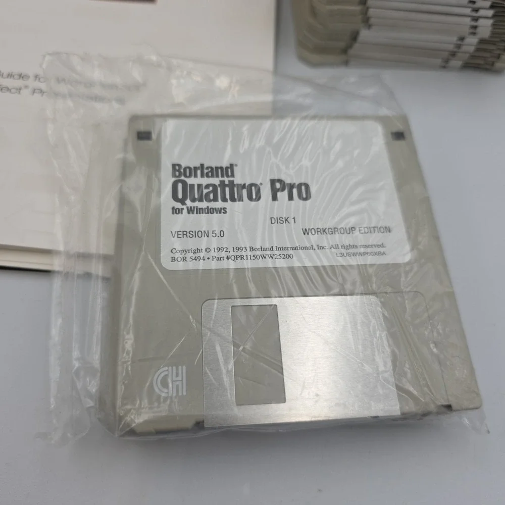 WordPerfect 6.0a for Windows CD-ROM 1993 Vintage Software
